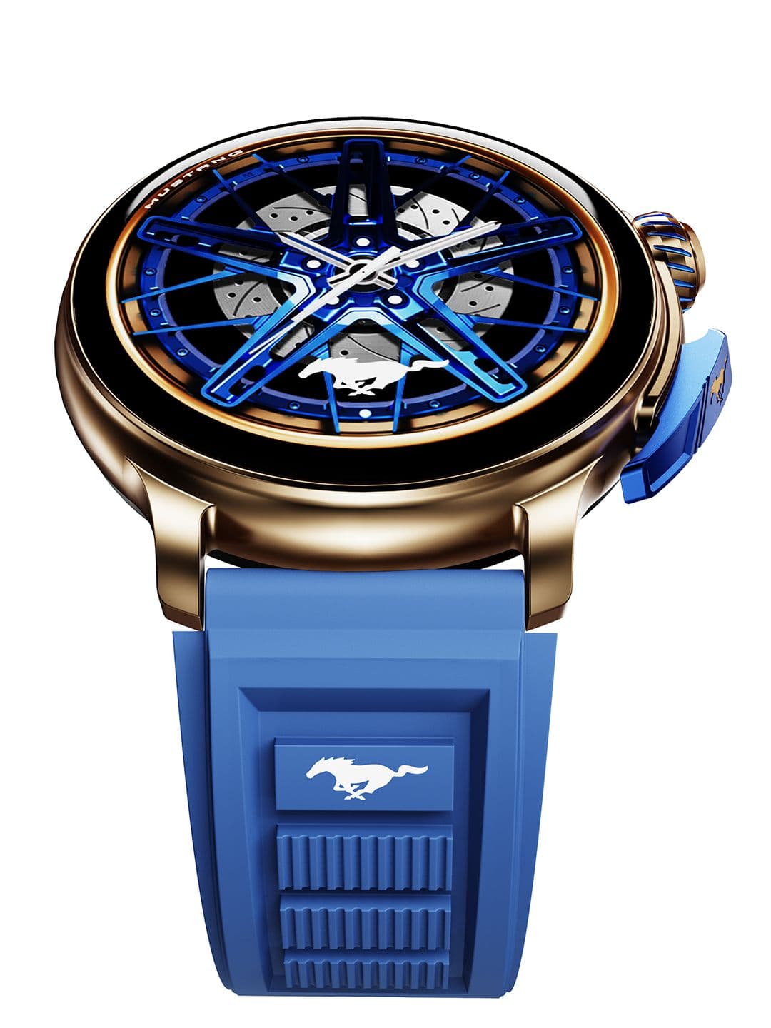 GOBOULT Mustang Racer 1.43" AMOLED Display with Premium Metallic Crown Smartwatch