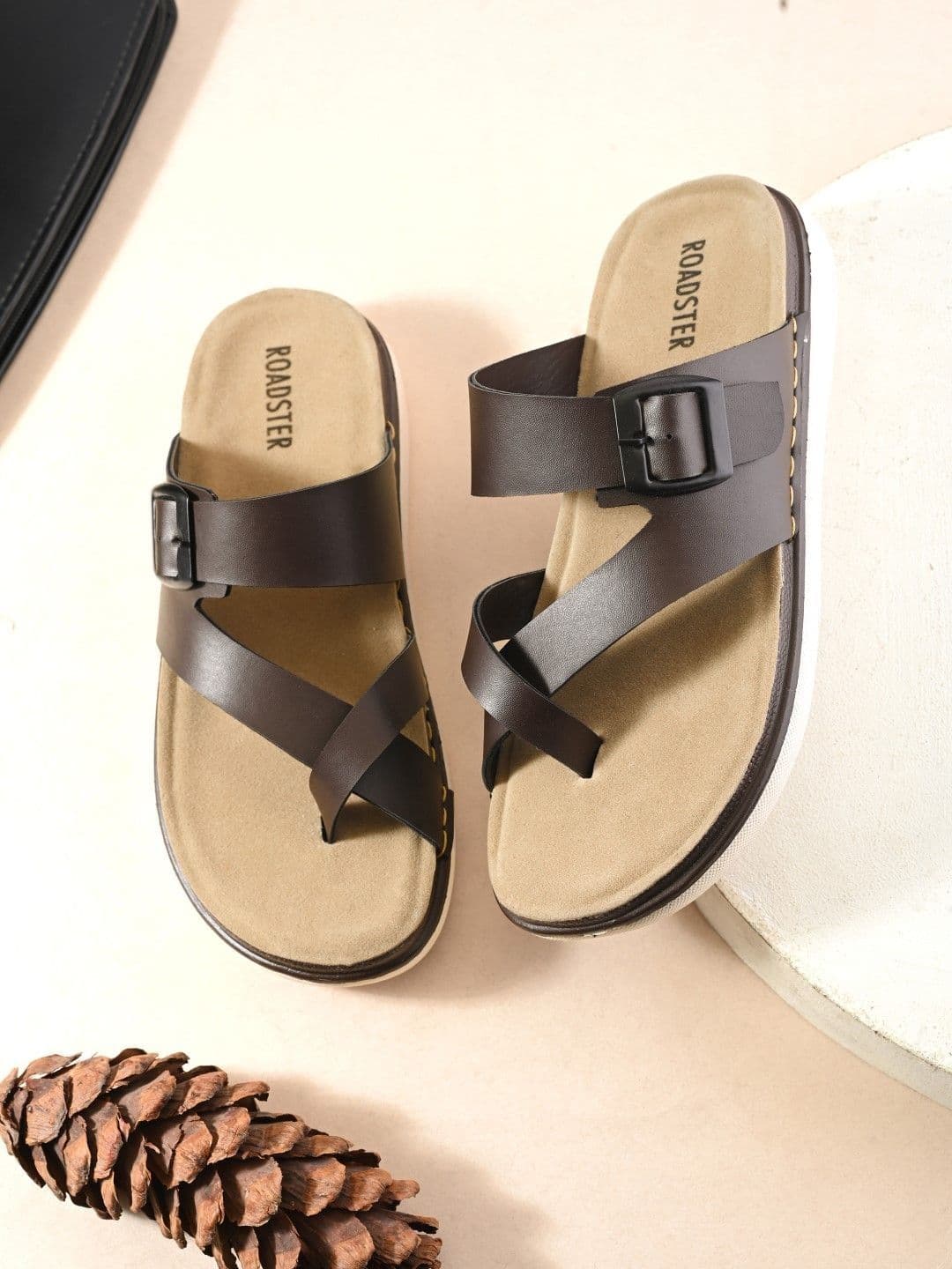 The Roadster Lifestyle Co Men Buckle Comfort Sandals - view 1