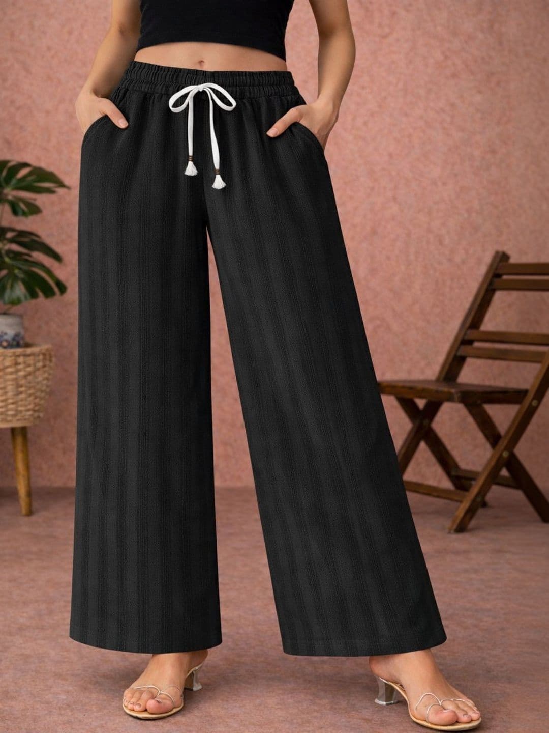 CORTICA Women Knitted Palazzos - view 1