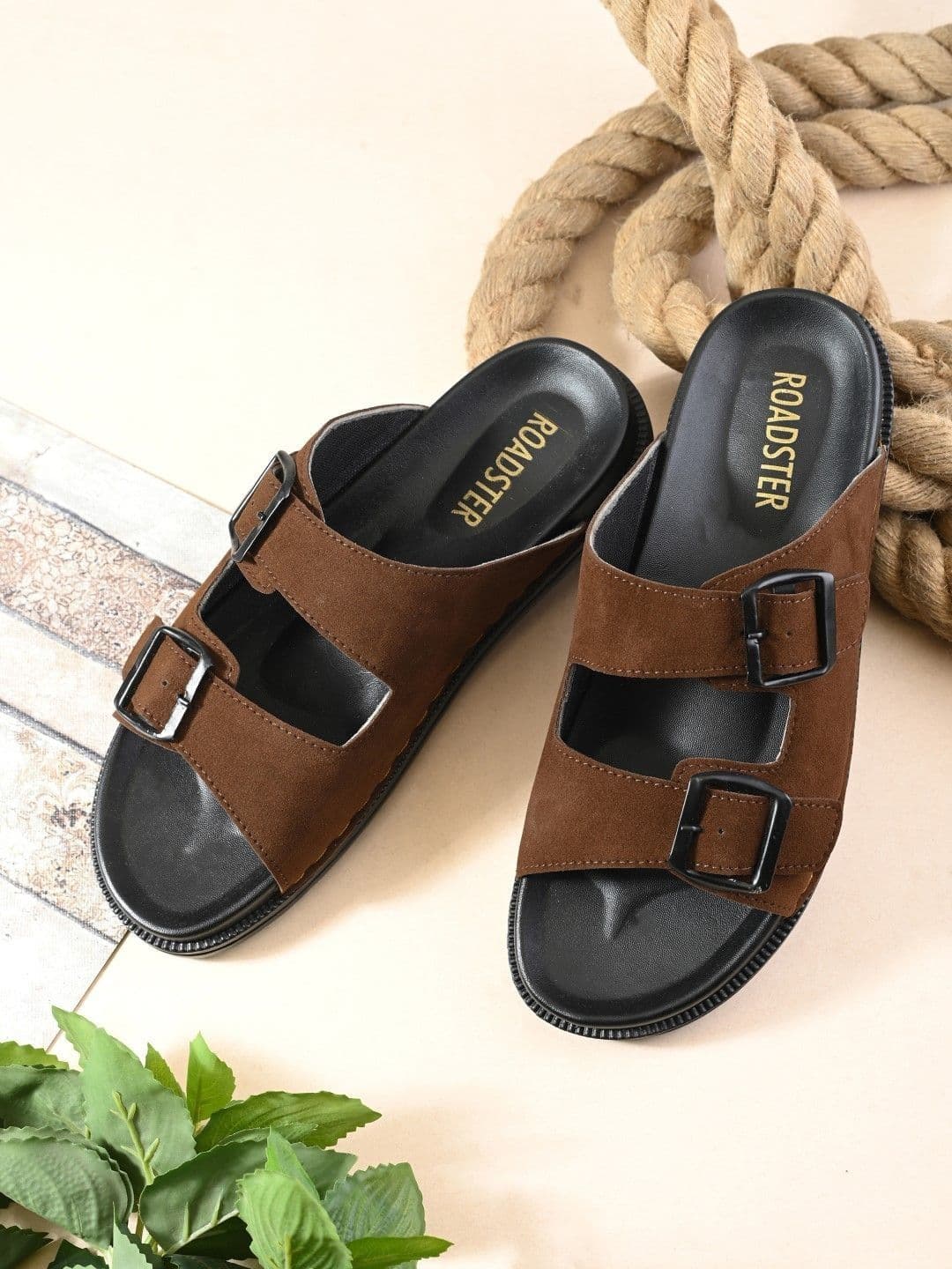 The Roadster Lifestyle Co Men Buckle Comfort Sandals - view 1