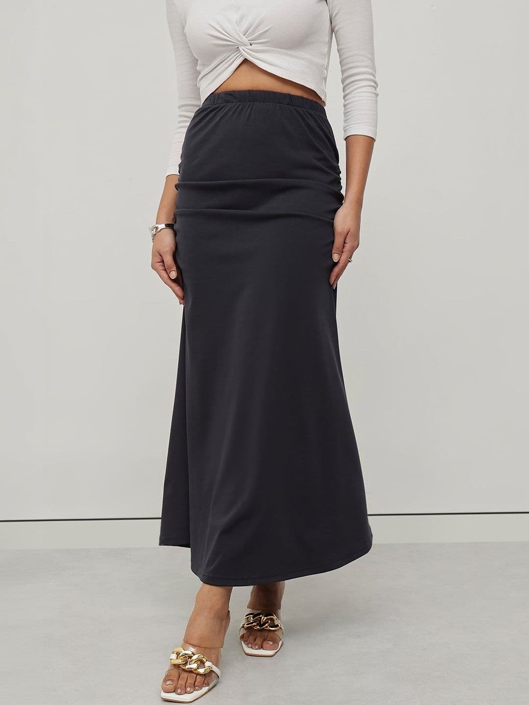 Popnetic Women Knits Maxi Trumpet Skirt - view 1