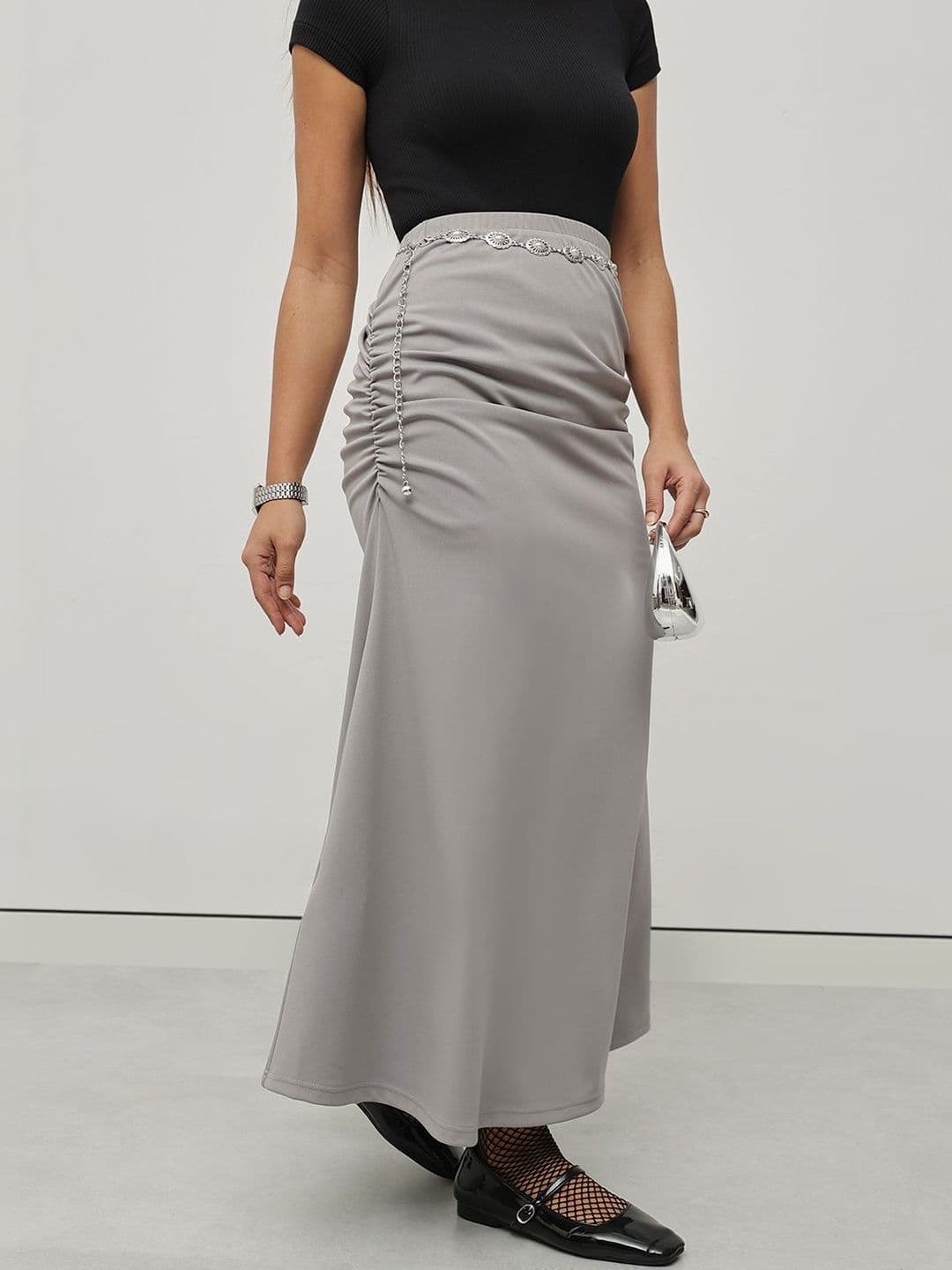 Popnetic Women Knits Maxi Trumpet Skirt - view 1