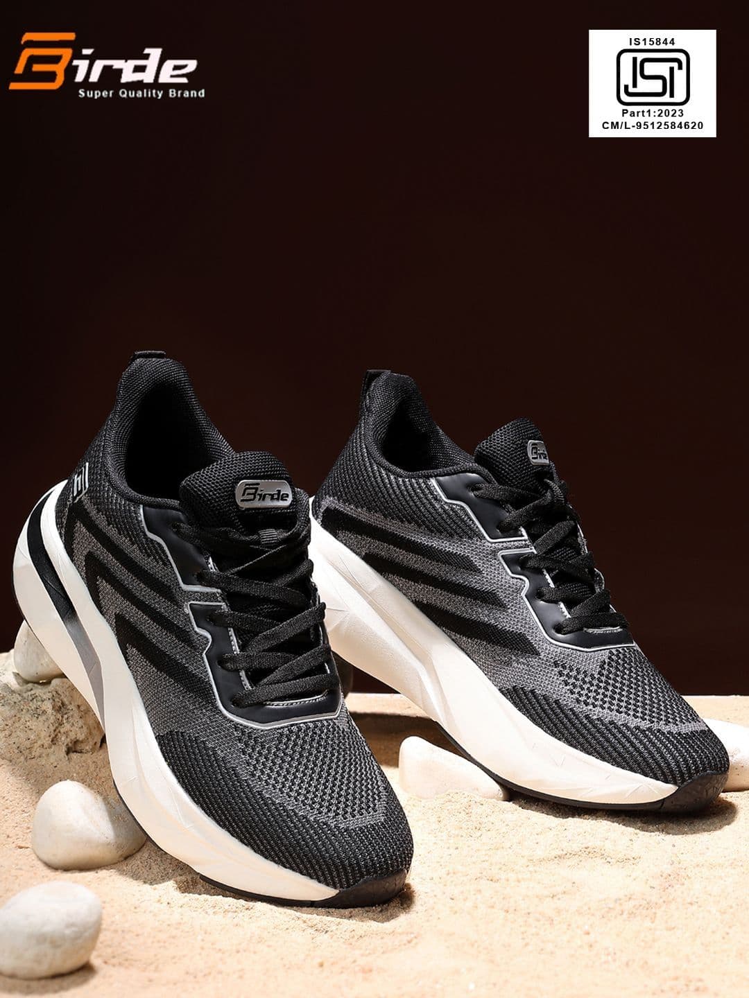 BIRDE Men Mesh Running Non-Marking Shoes - view 1