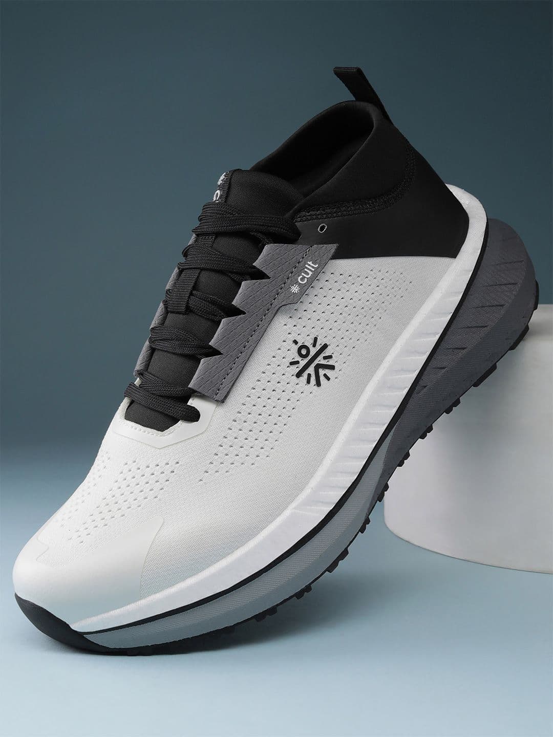 CULT Men's GlideMax Running Shoes - White/Black - view 1