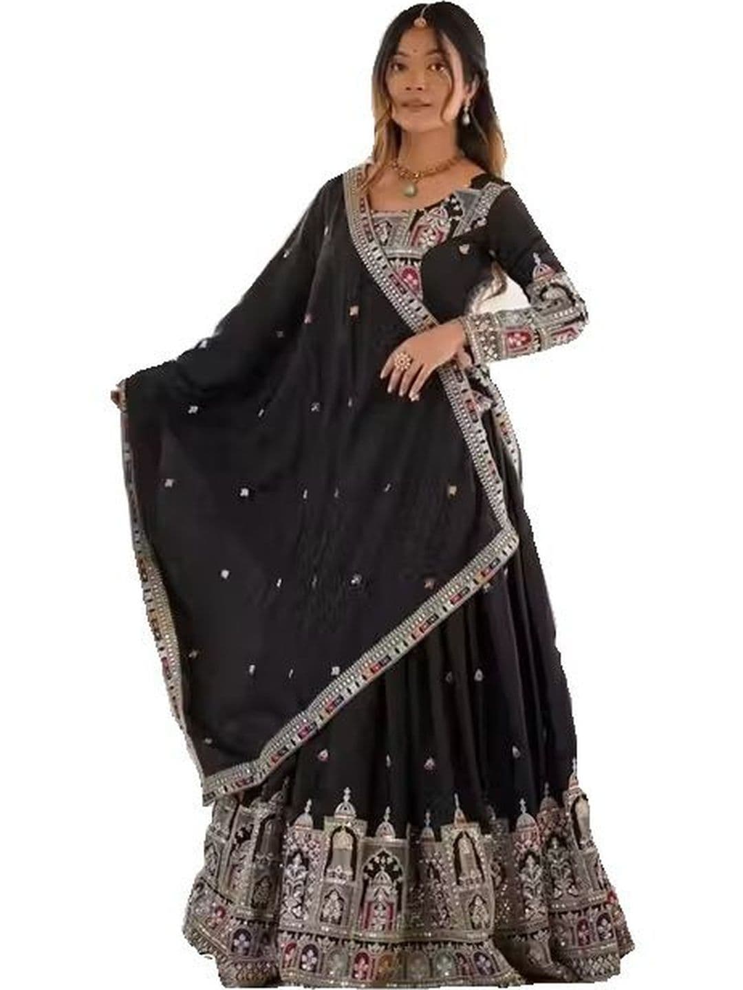 Tilki Embellished Ready to Wear Lehenga & Blouse With Dupatta - view 1