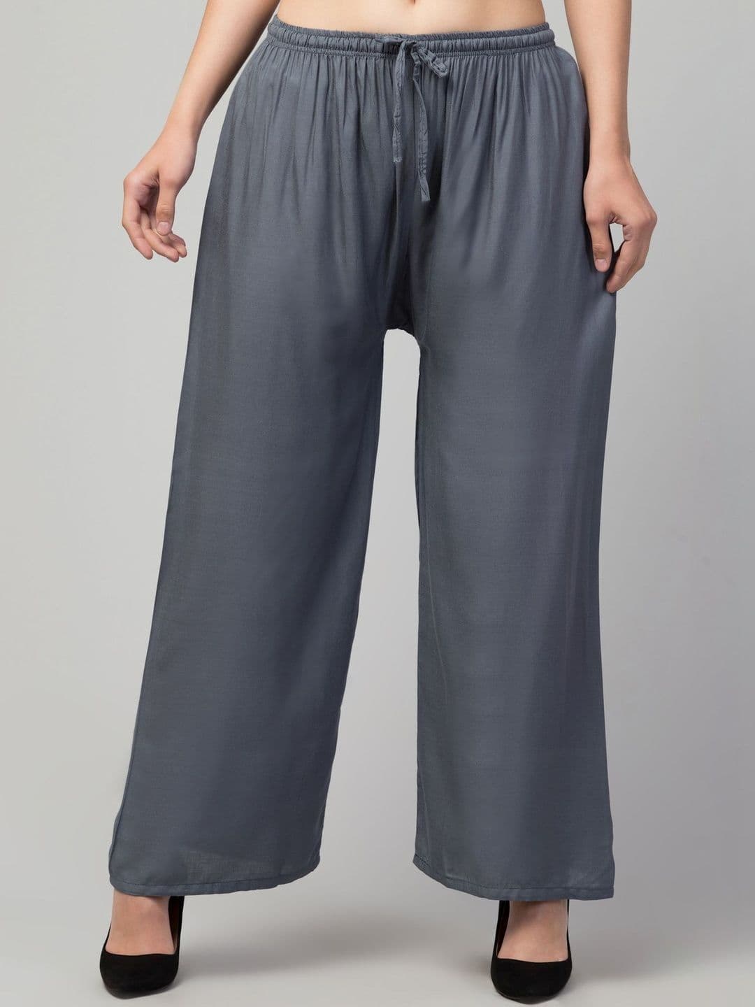 MENSIMPRESSION Women Flared Knitted Ethnic Palazzos - view 1
