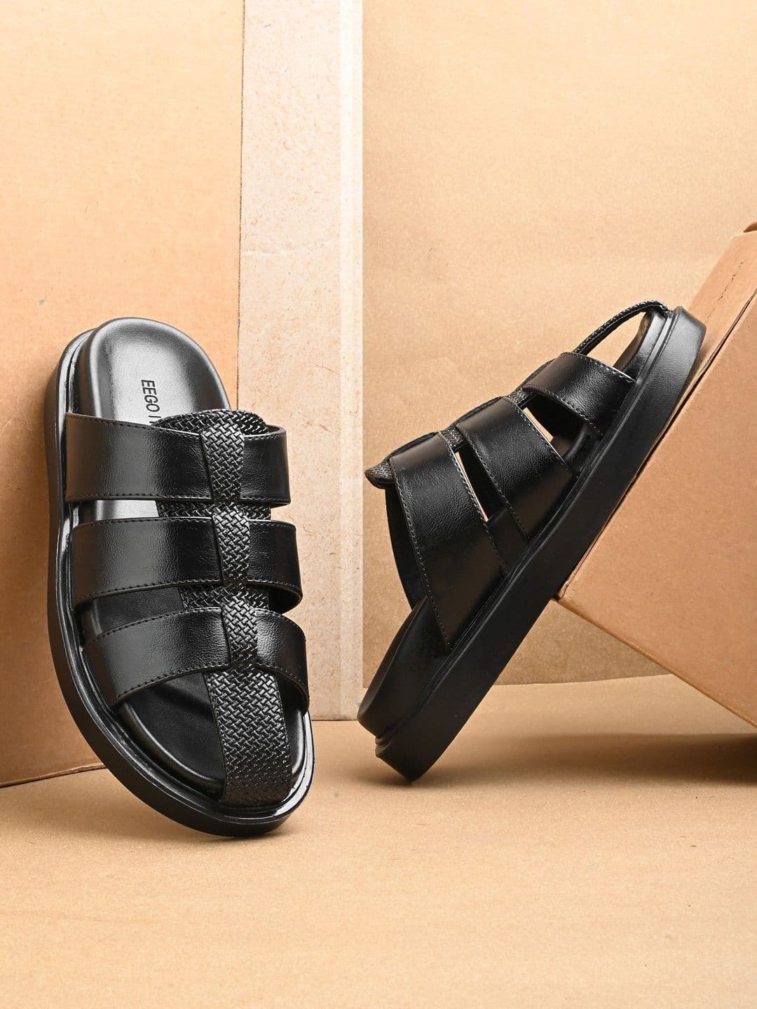 Eego Italy Men Fisherman Sandals - view 1