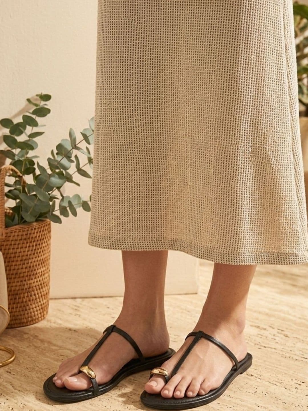 CAI Noor Black Flats - view 1