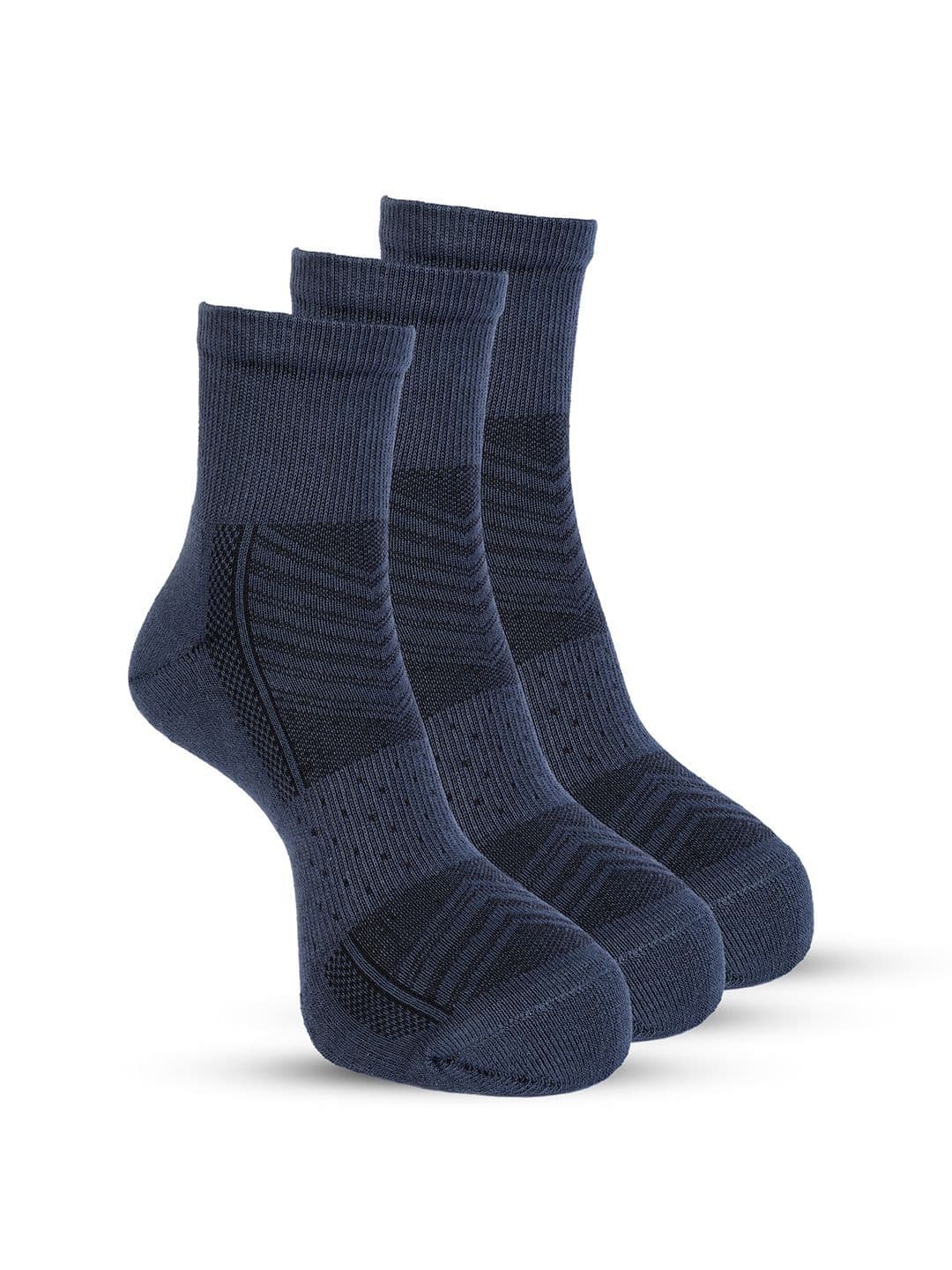 RYSN Men Pack of 3 Cotton Patterned Above Ankle Socks - view 1