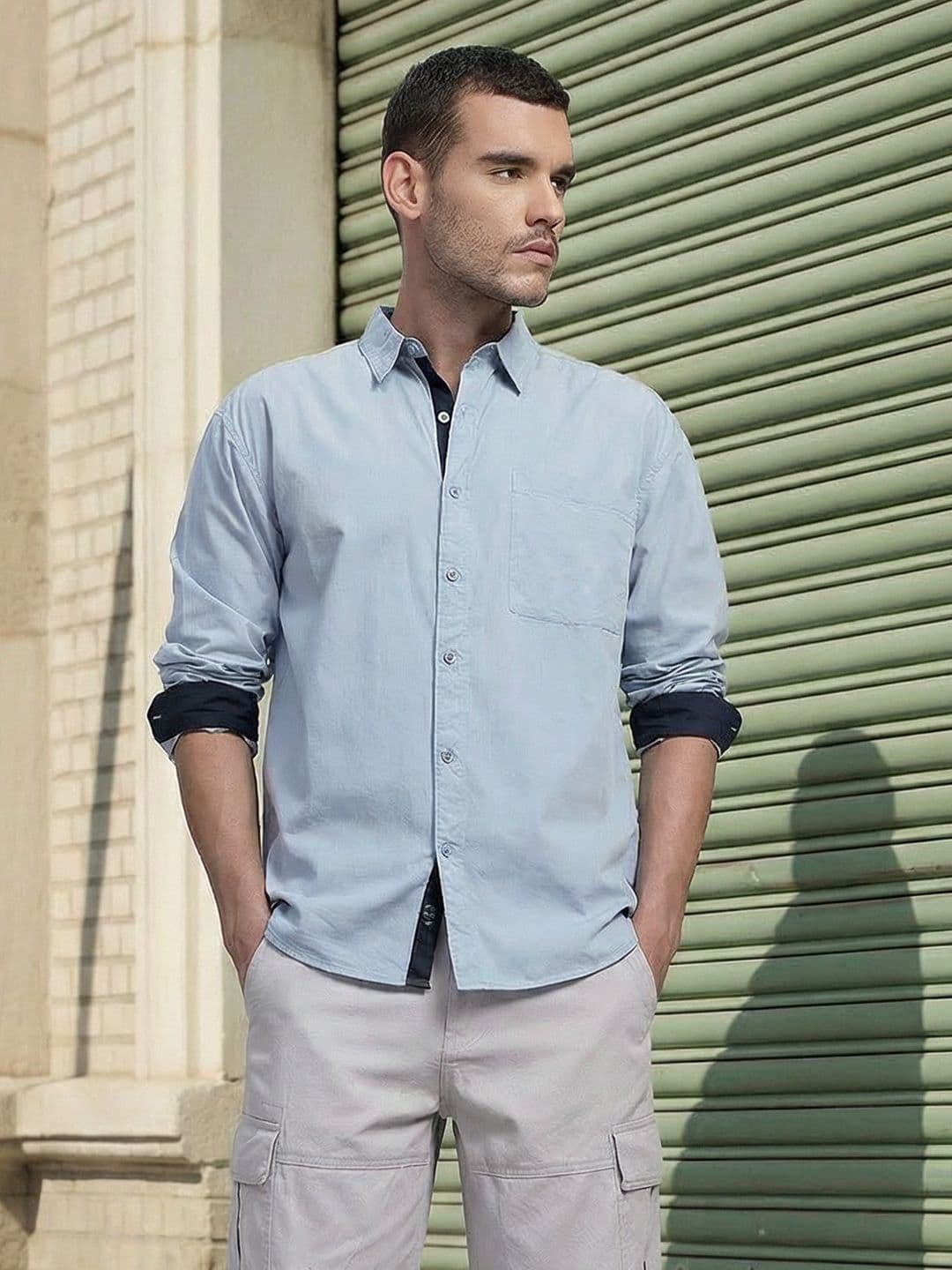 The Roadster Life Co. Relaxed Fit Pure Cotton Casual Shirt - view 1