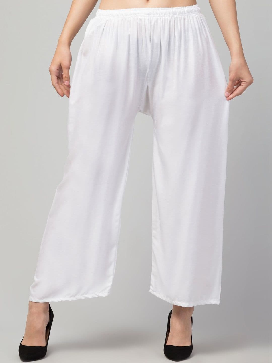 MENSIMPRESSION Women Flared Knitted Ethnic Palazzos - view 1