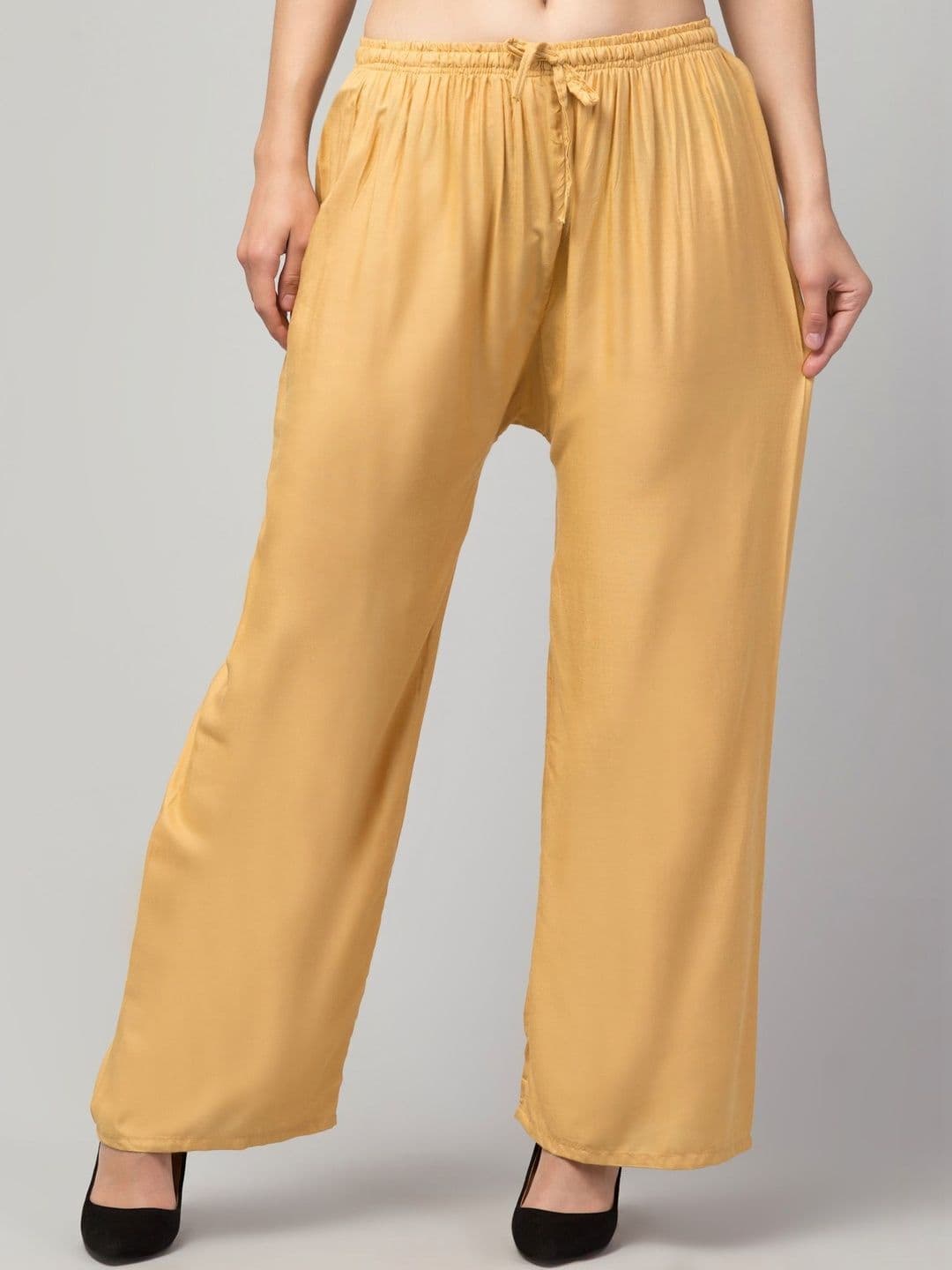 MENSIMPRESSION Women Flared Knitted Ethnic Palazzos - view 1