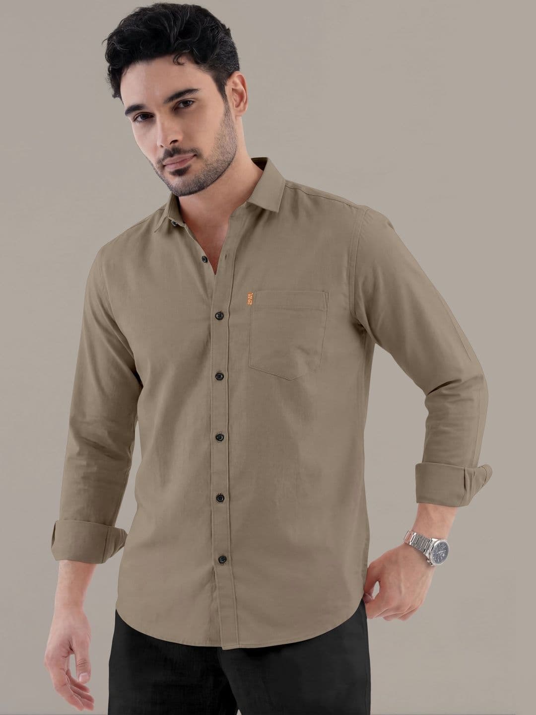 SZN Men Slim Fit Casual Shirt