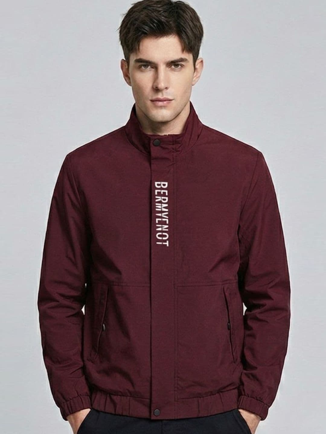 MIA FASHION Men Windcheater Biker Jacket - view 1