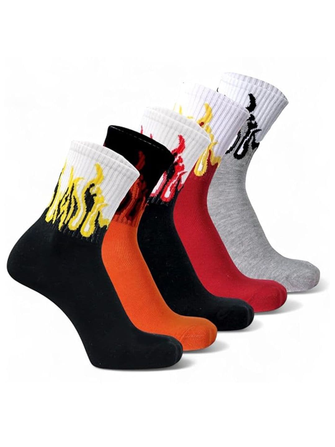 BEAR&BEYOND Men Pack of 5 Cotton Assorted Socks - view 1