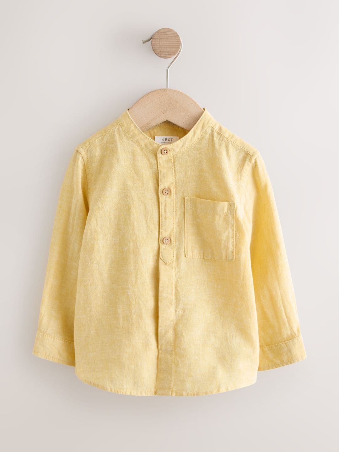 NEXT Boys Linen Cotton Casual Shirt - view 1