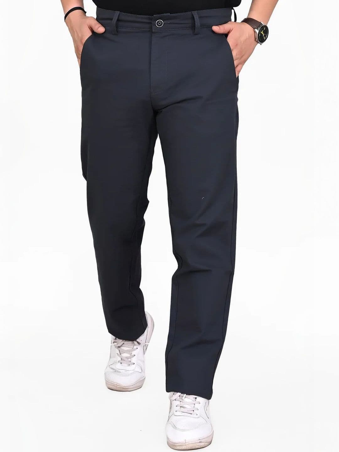LNC Men Comfort Slim Fit Trousers