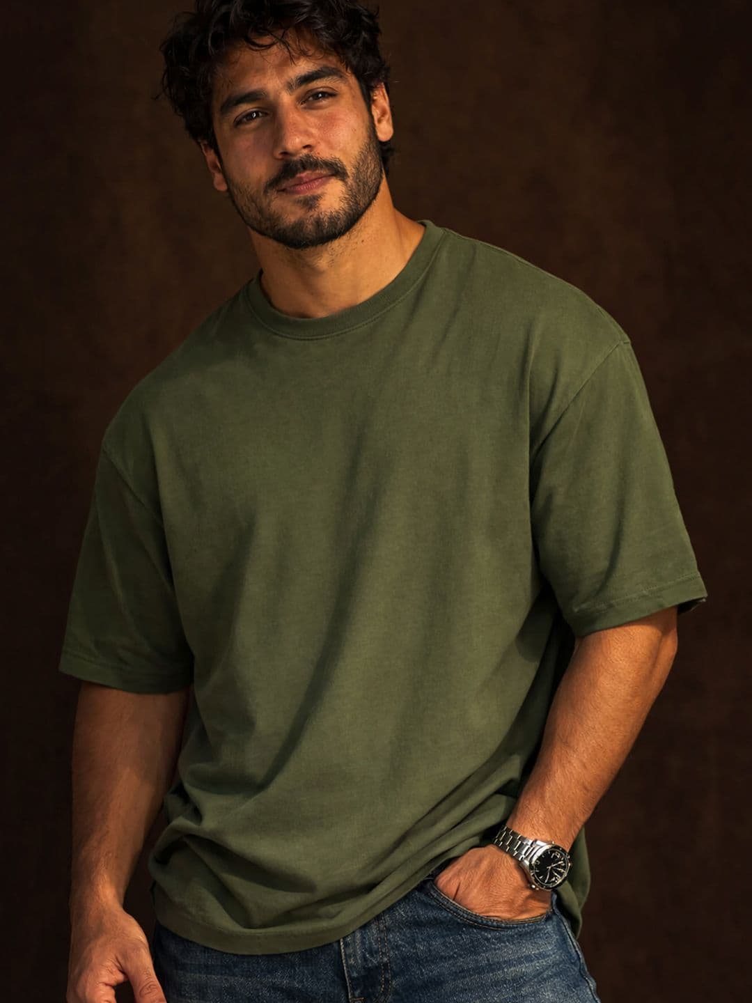 Mast & Harbour Mens Oversize T-shirt - view 1