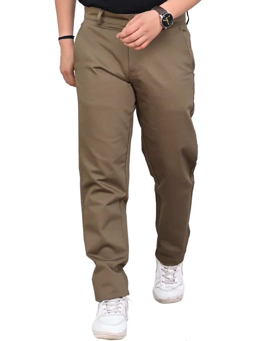 LNC Men Comfort Slim Fit Trousers
