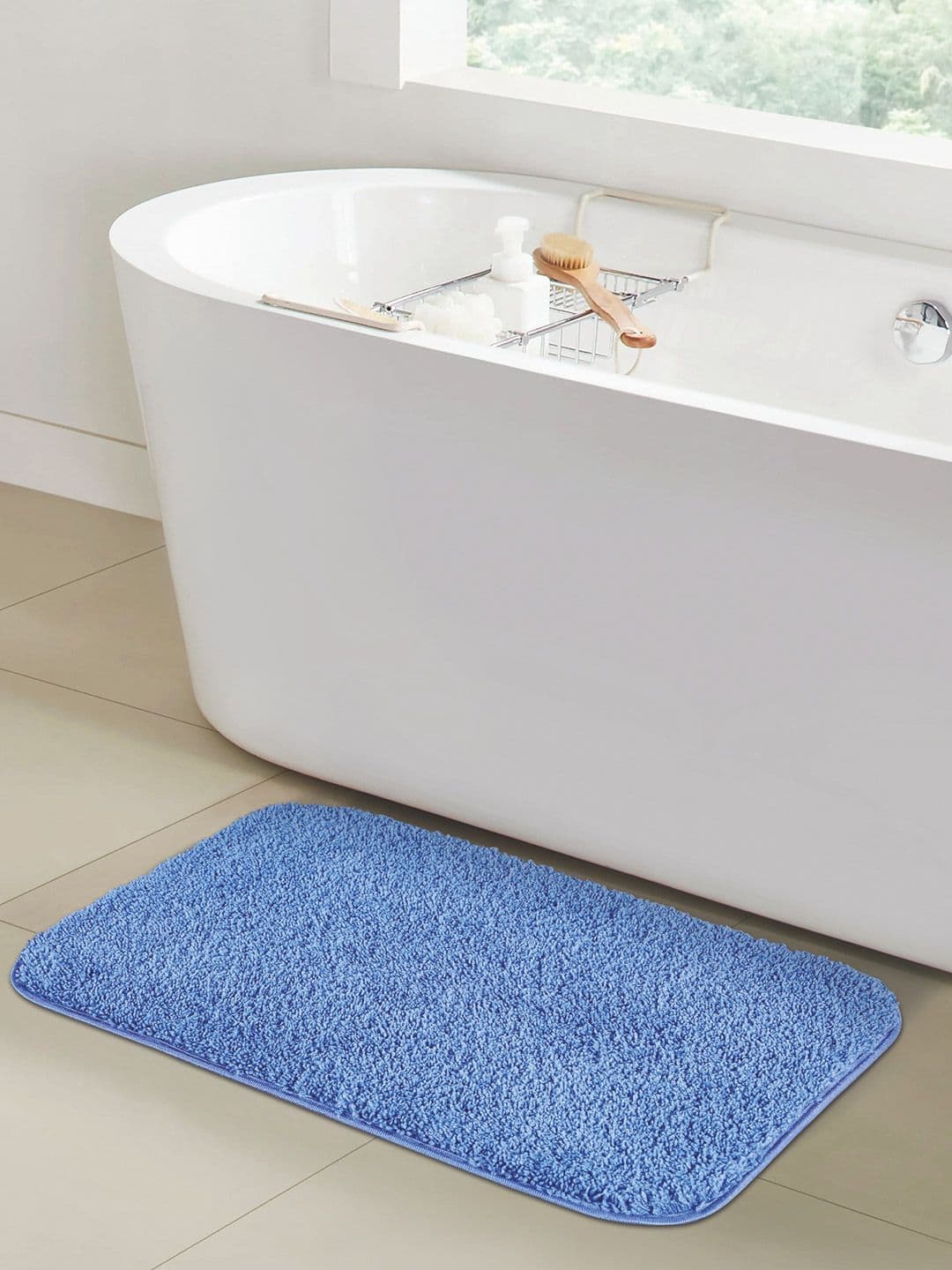 OBSESSIONS Pack Of 2 Blue Bath Rugs - view 1