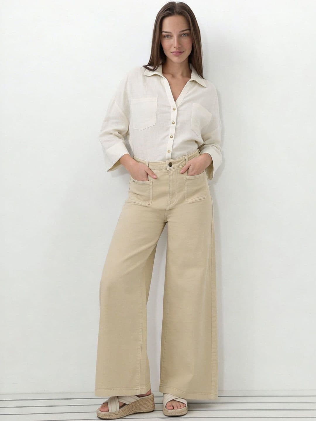 U.S. Polo Assn. Women Regular Fit High-Rise Cotton Stretchable Jeans - view 1