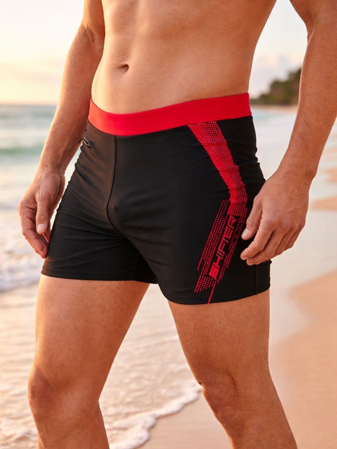 SHIFTER Men Striped Swim Shorts Swim Bottoms - view 1