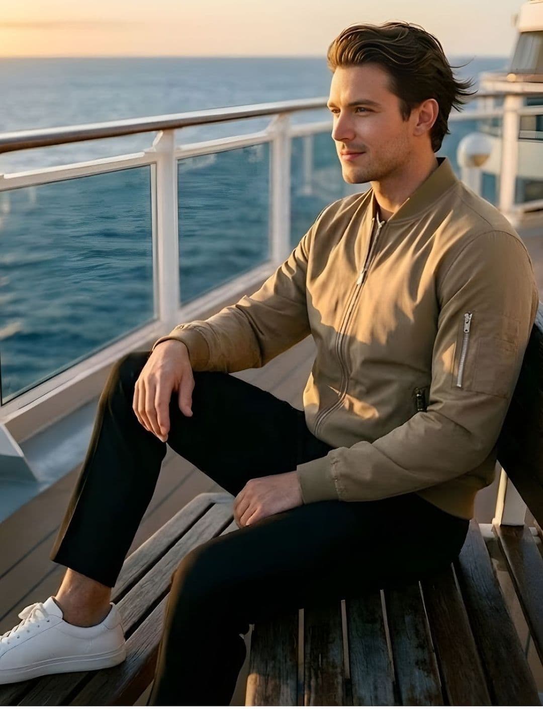 CARABA Men Windcheater Bomber Jacket - view 1