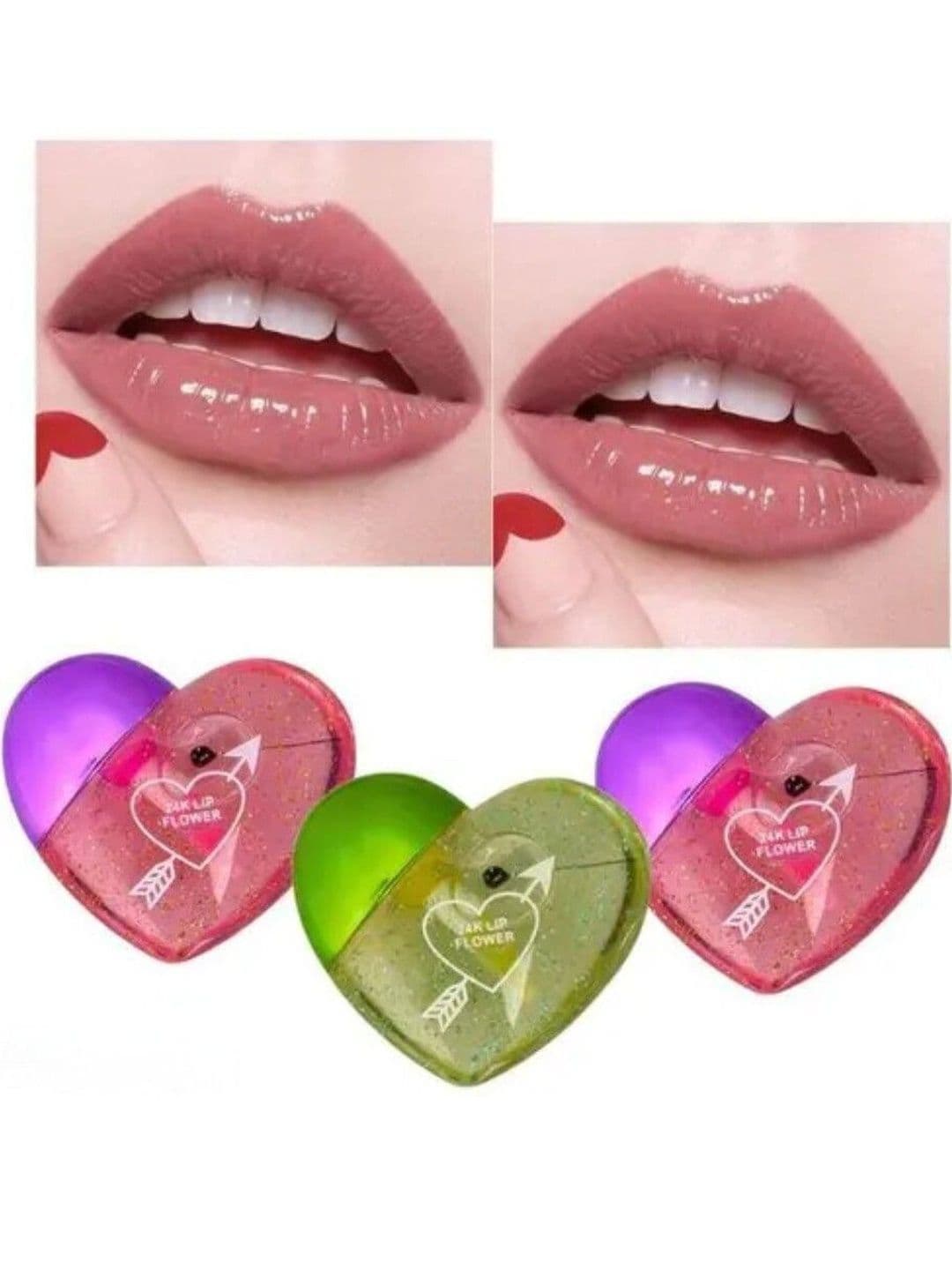 Hsq Set Of 3 Long Lasting Moisturizing Lip Gloss - 5 ml Each - view 1