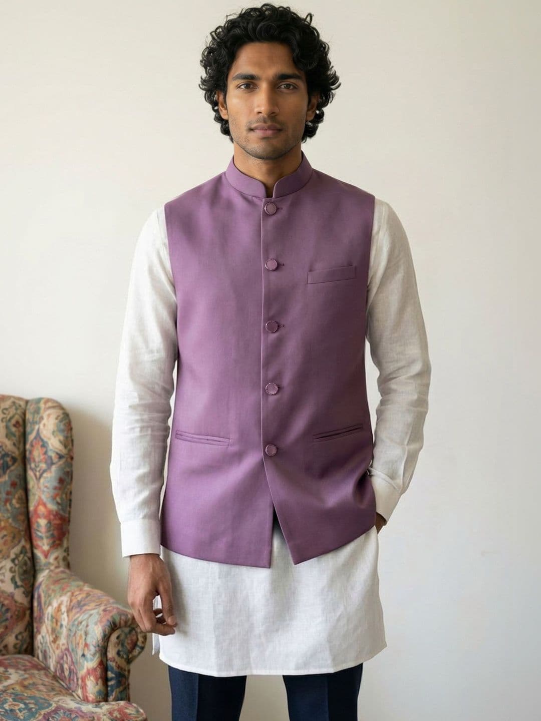 HERE&NOW Men Nehru Jackets - view 1