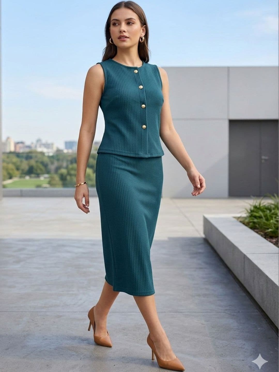 CORSICA Solid Top with Skirt - view 1