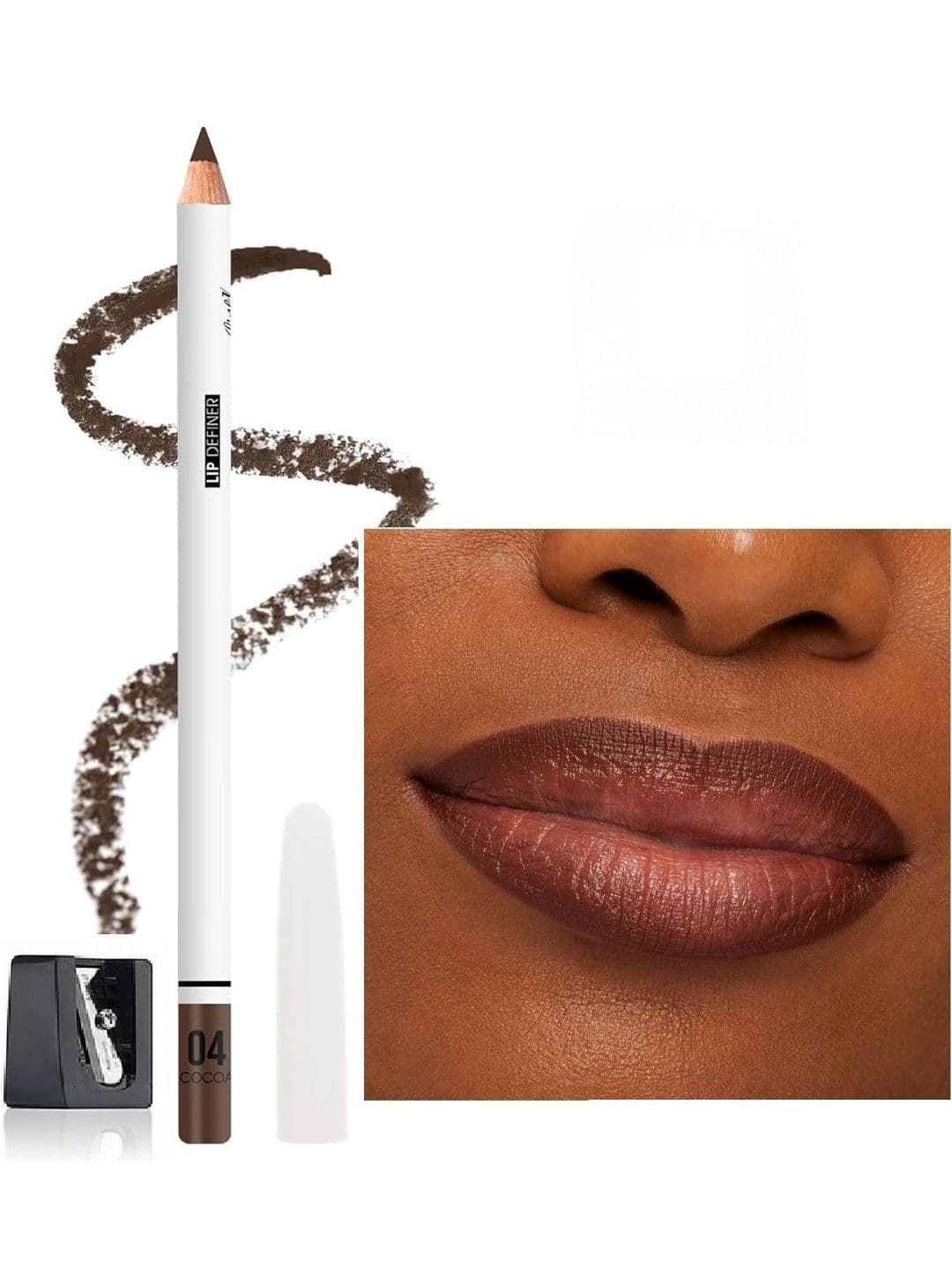 Jiwoo Waterproof Matte Lip Liner - 2 g - Brown - view 1