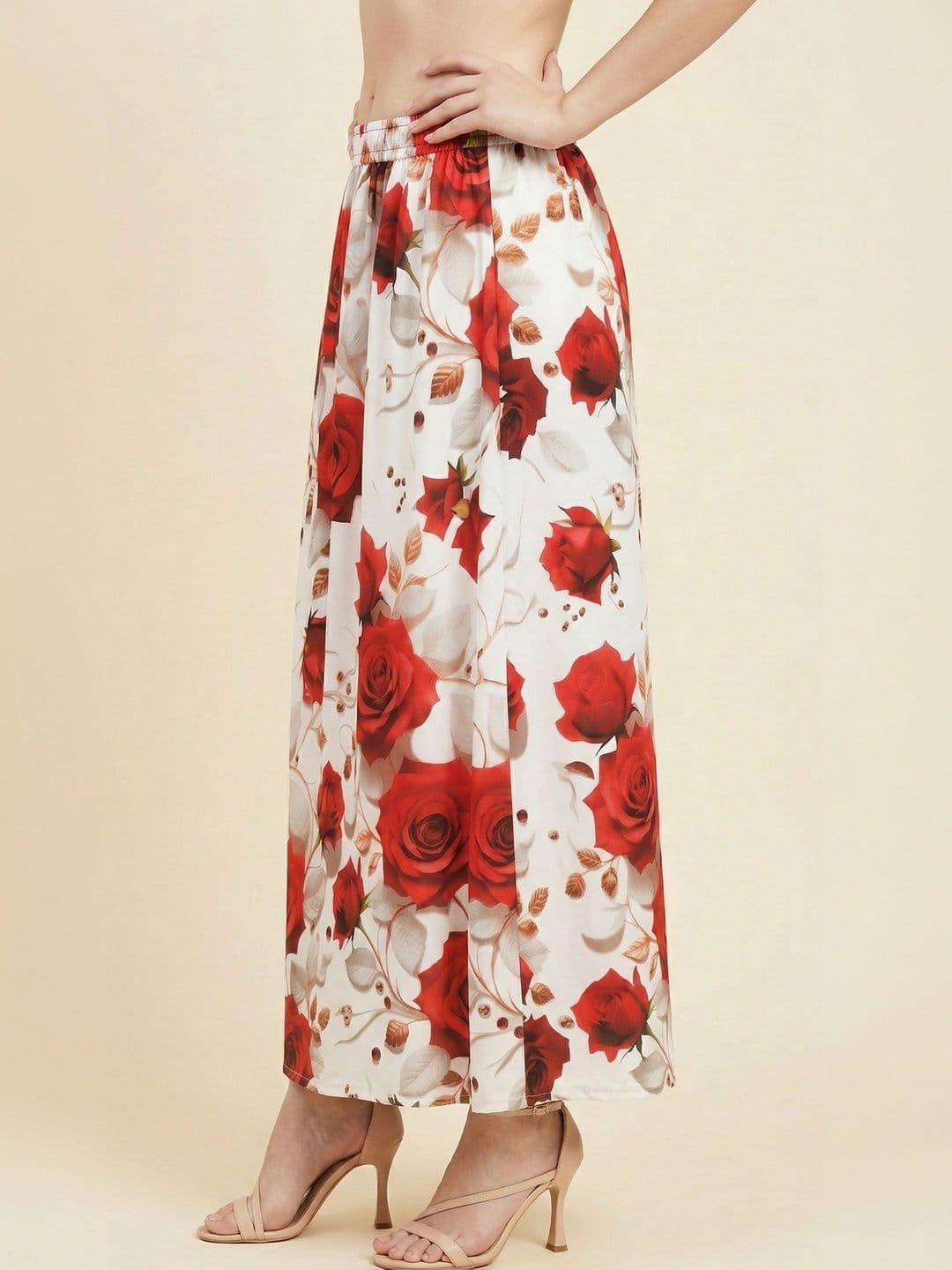 Vagisha Women Floral Printed Maxi Flared Skirt - view 1