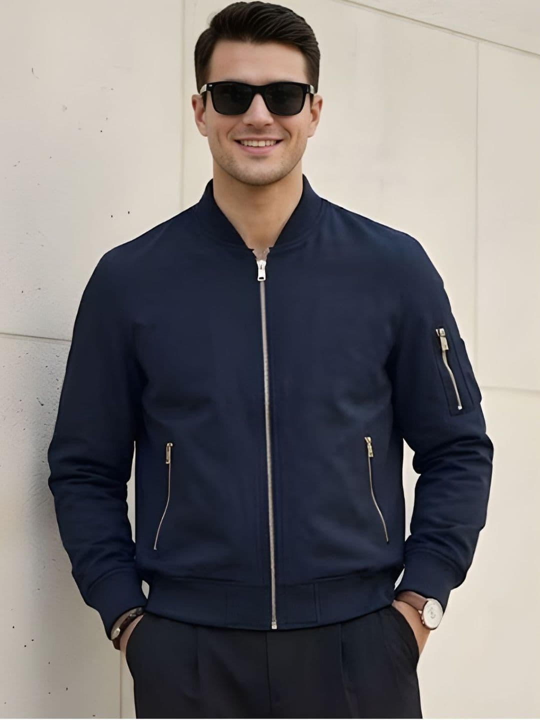 CARABA Men Lightweight Biker Jacket - view 1