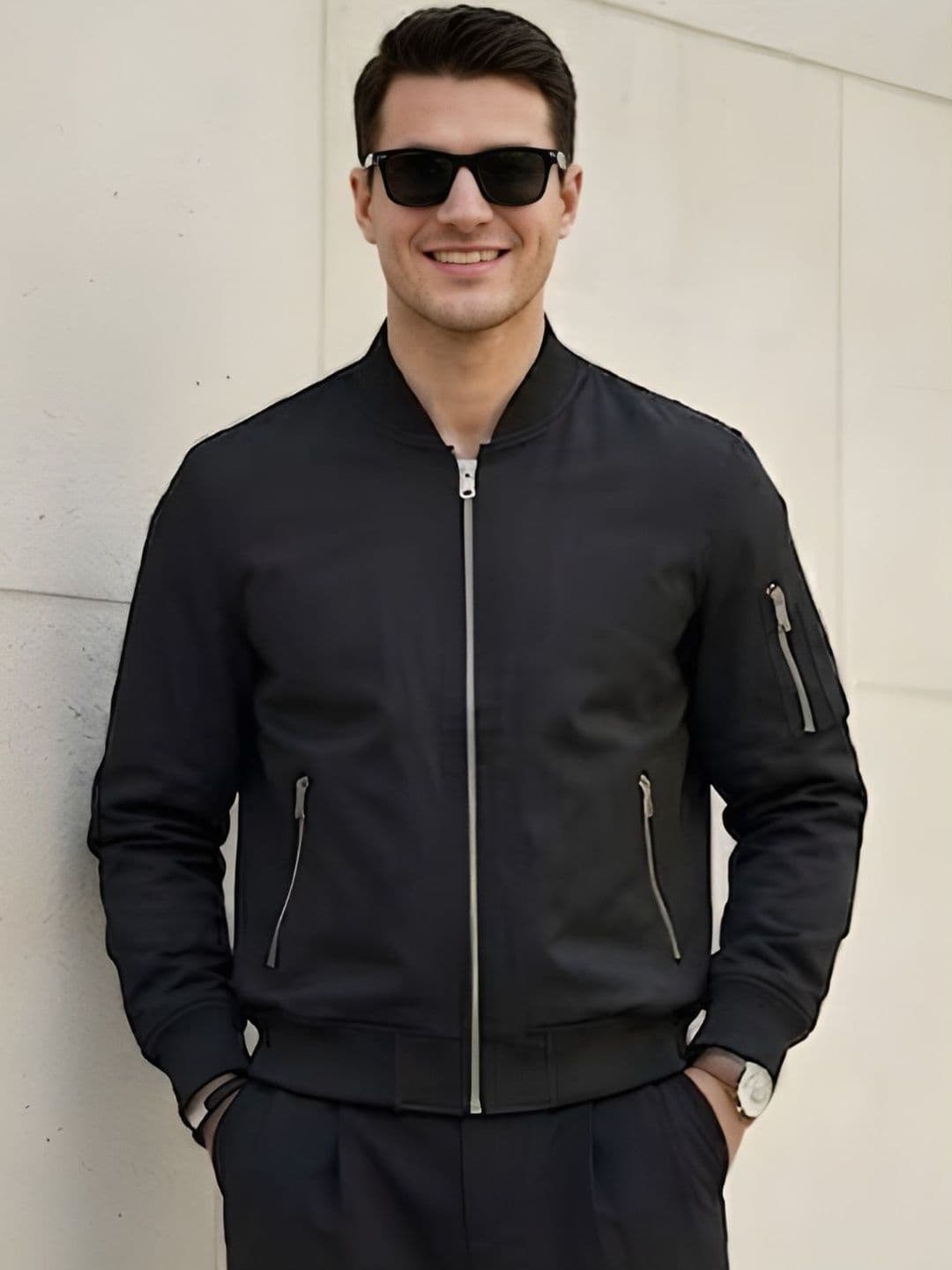 CARABA Men Lightweight Biker Jacket - view 1