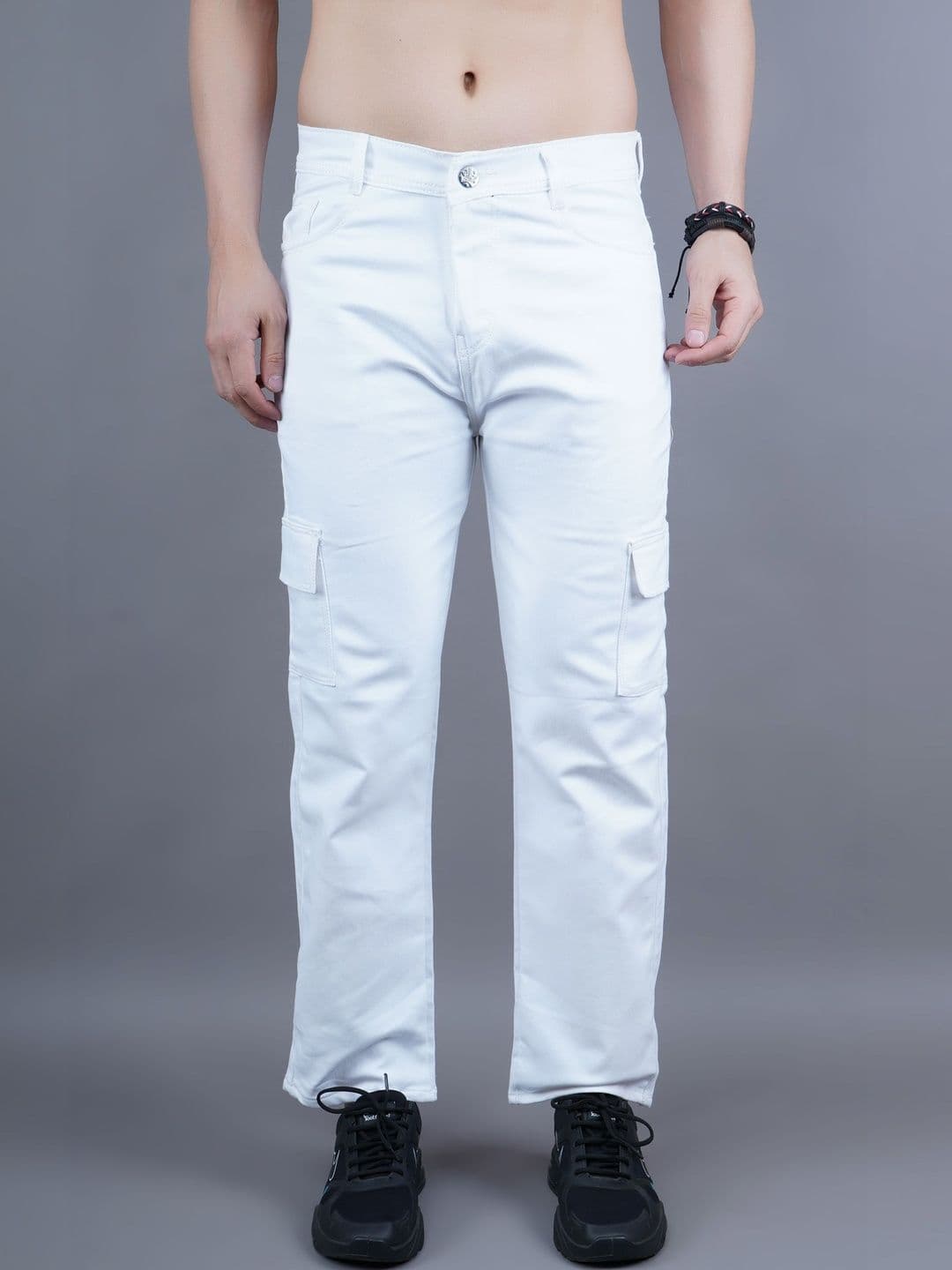 R.Code by The Roadster Life Co. Men Classic Straight Fit Mid-Rise Stretchable Jeans - view 1