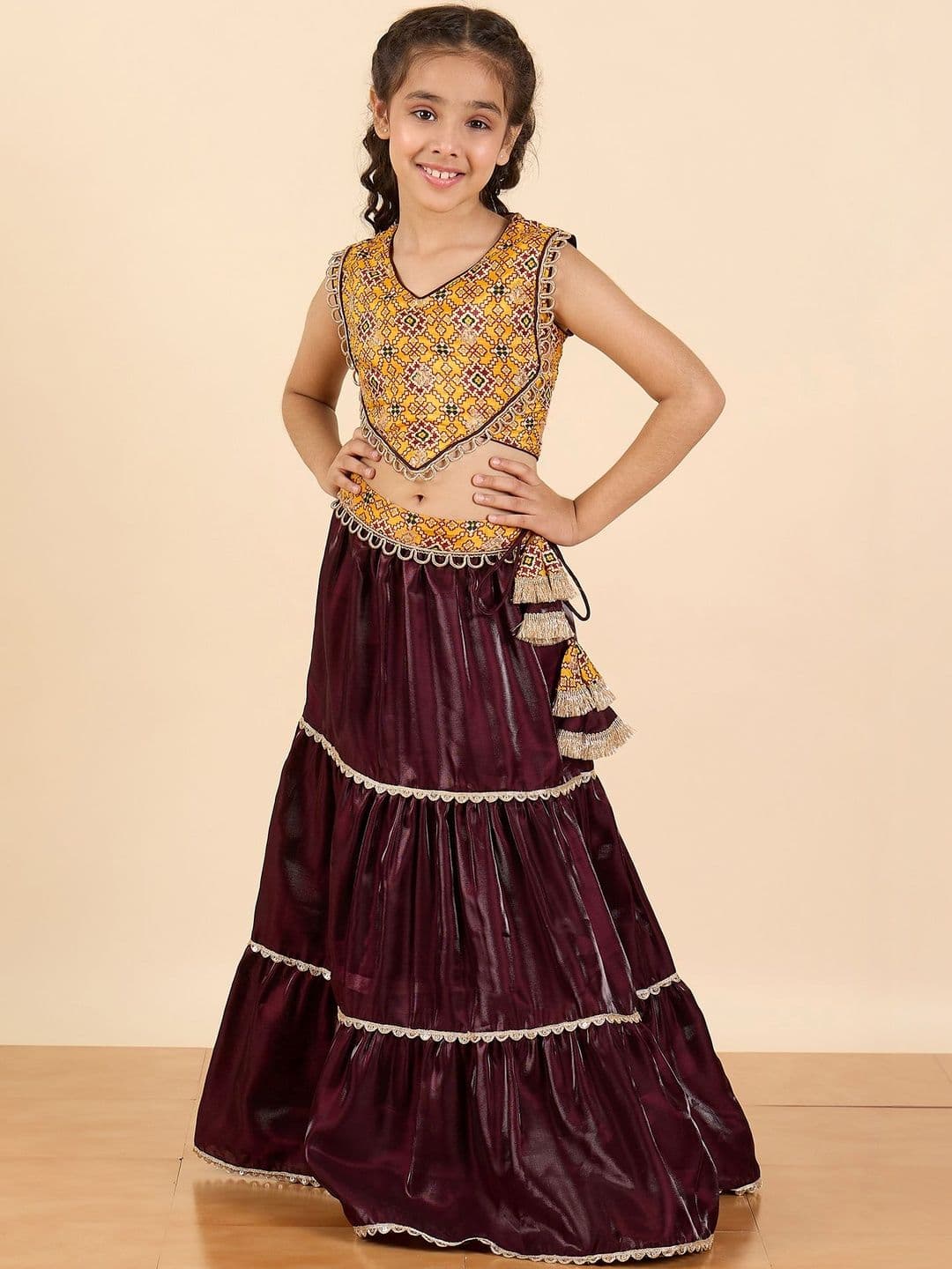 StyloBug Girls Ready to Wear Lehenga & - view 1