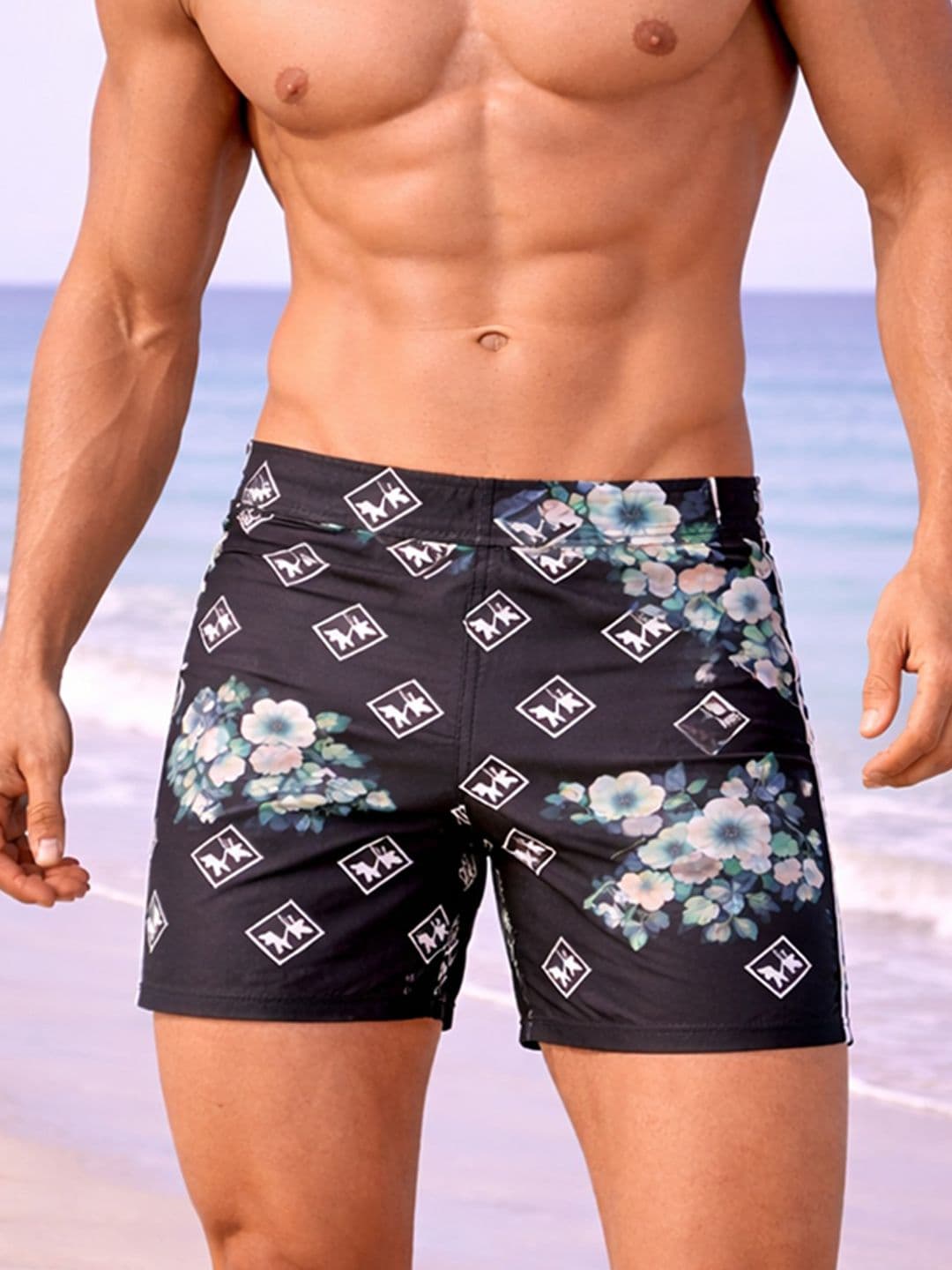 ULLAS Men Printed Swim Shorts Swim Bottoms - view 1