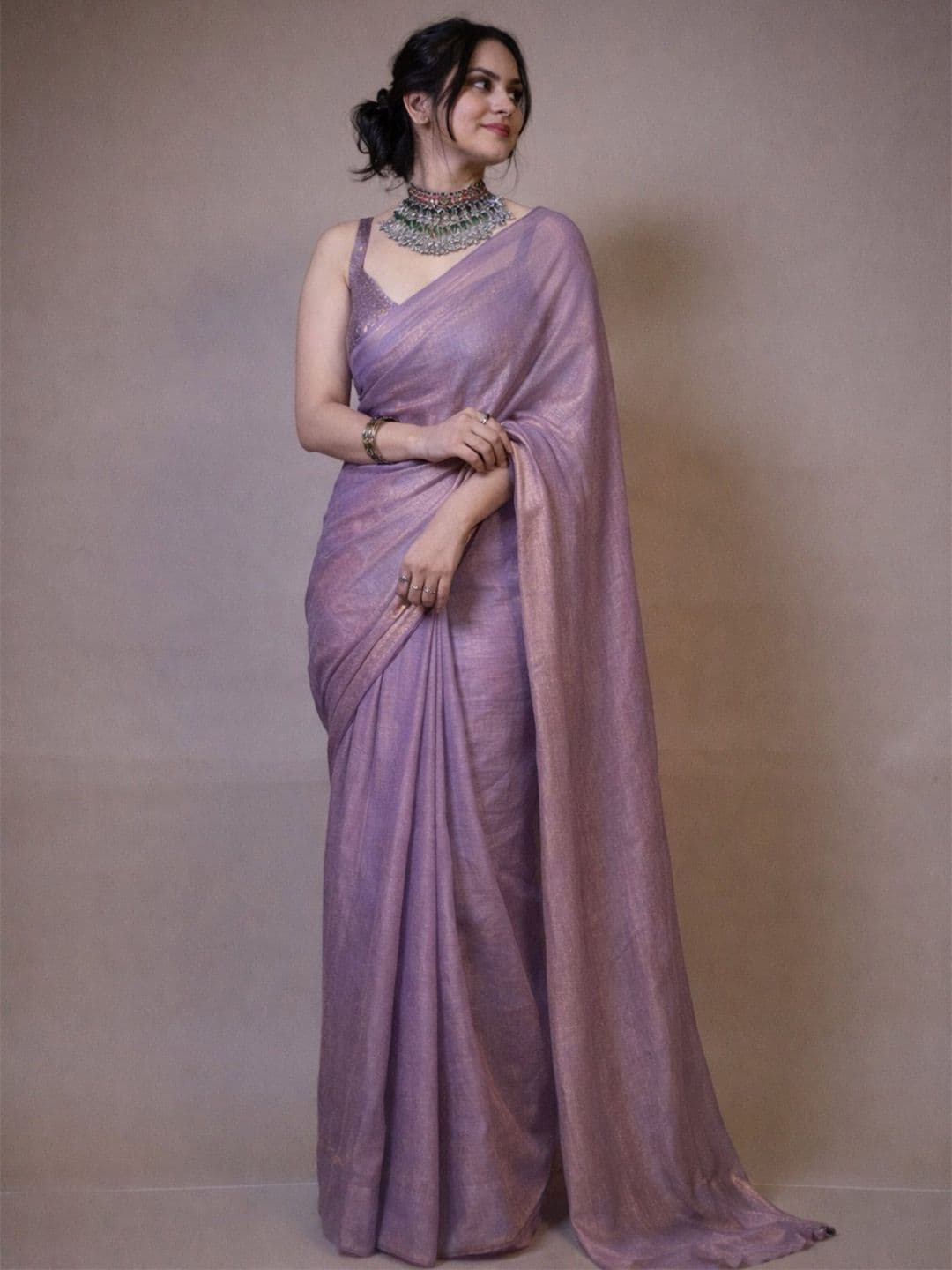 IRSIA Poly Chiffon Saree - view 1