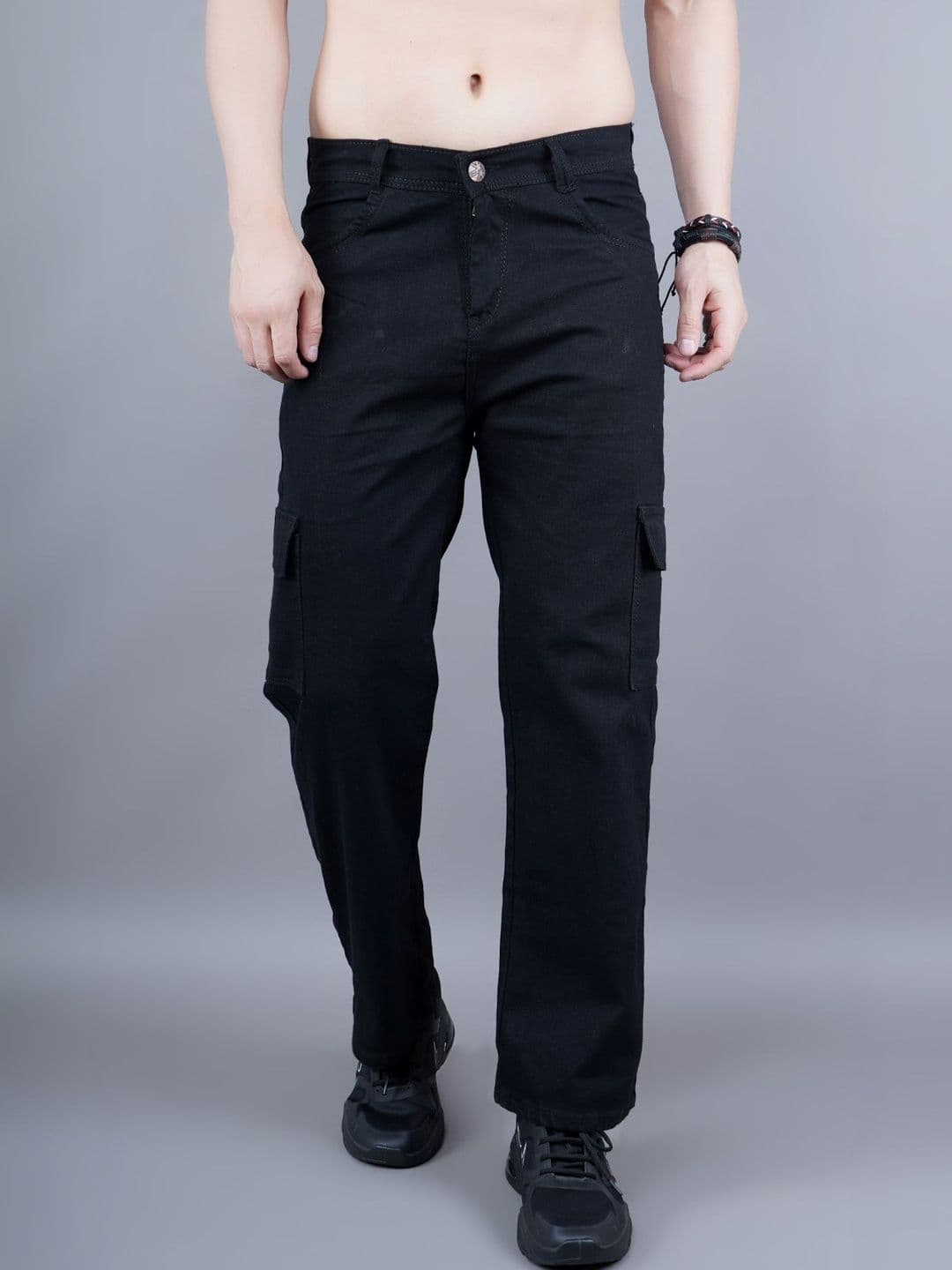 HERE&NOW Men Classic Relaxed Fit Mid-Rise Stretchable Jeans - view 1