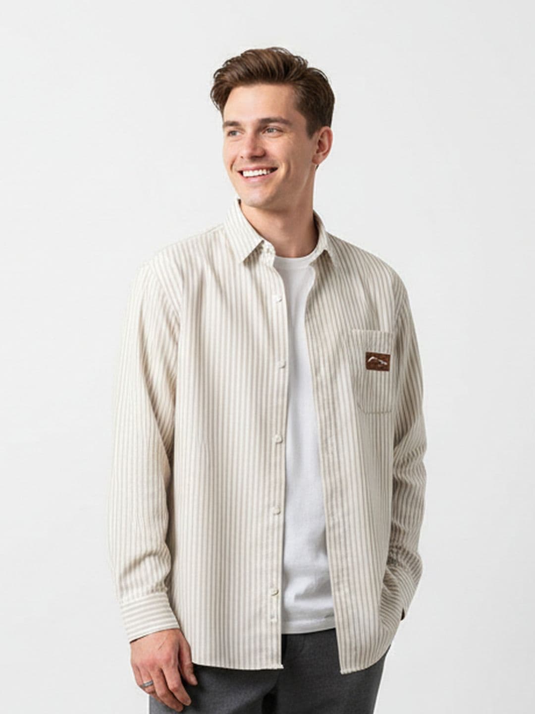 M&H Easy Striped Long Sleeves Casual Shirt - view 1