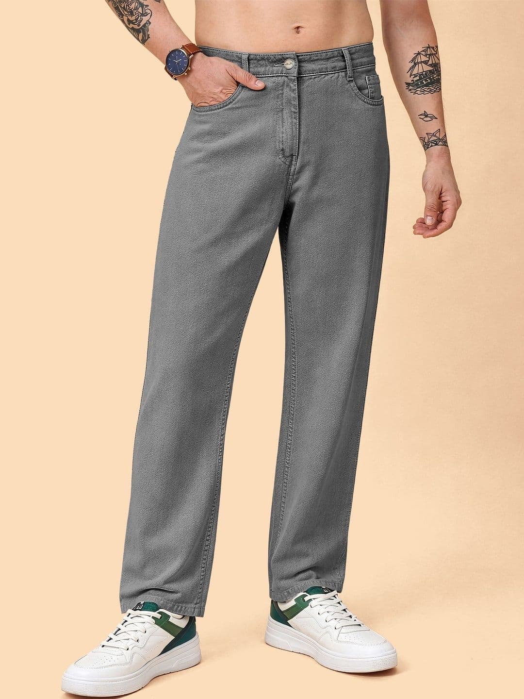 The Roadster Lifestyle Co Men Low-Rise Clean Look Jeans - view 1