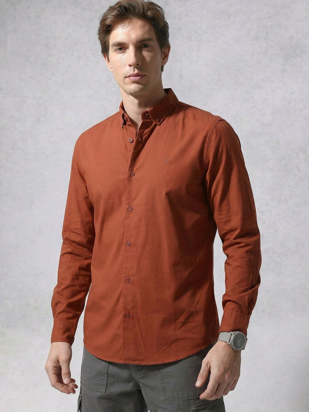 WROGN Slim Fit Pure Cotton Casual Shirt - view 1