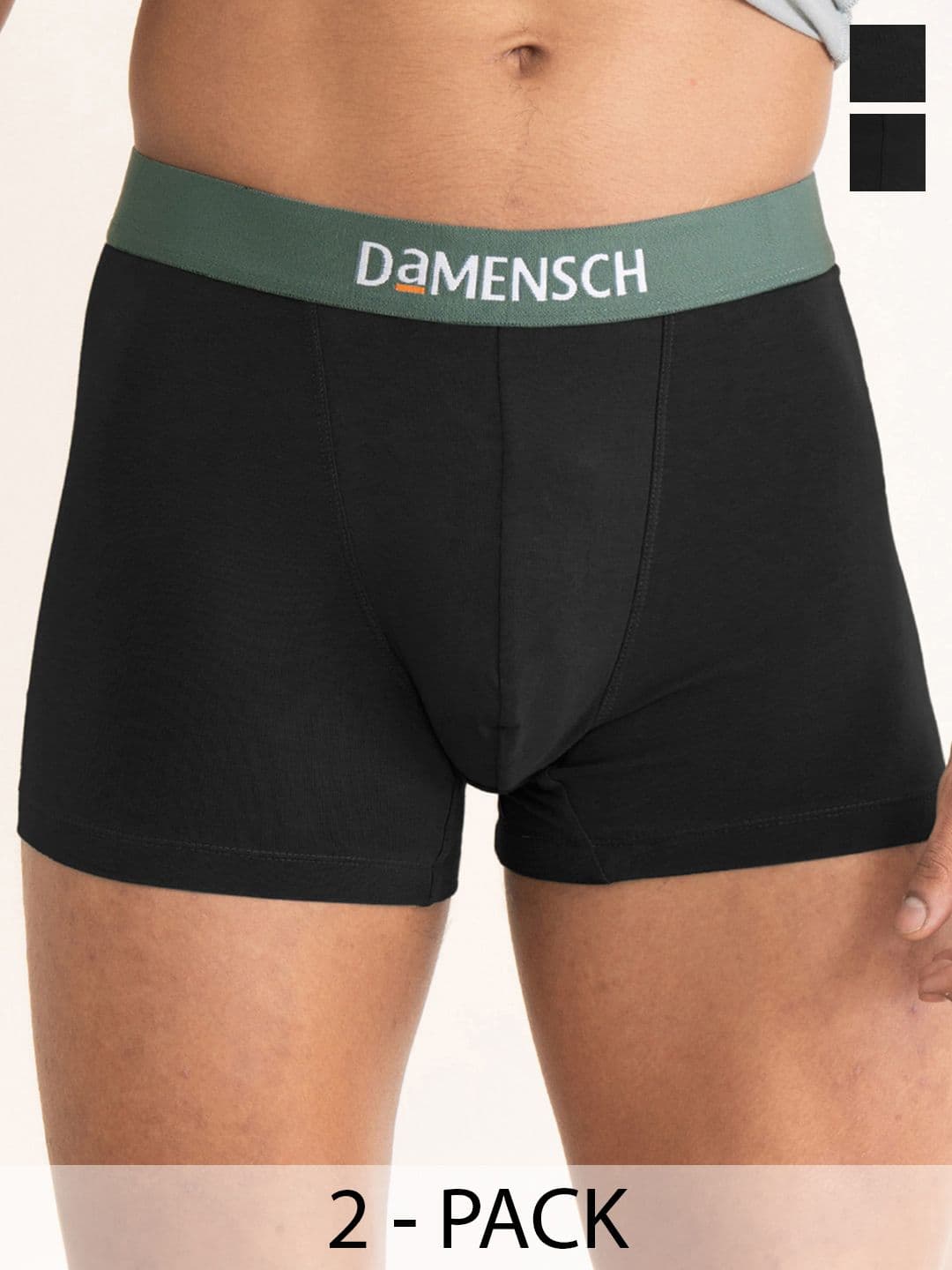 DaMENSCH Pack Of 2 Premium Cotton Trunks TK1089-MX2330 - view 1
