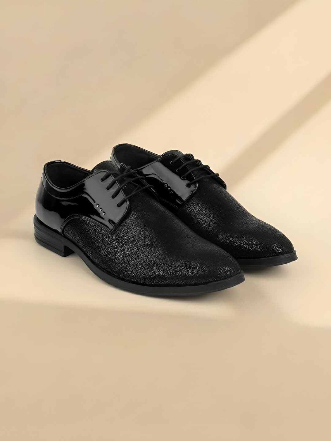 Metro Men Round Toe Lace-Ups Formal Brogues Shoes - view 1