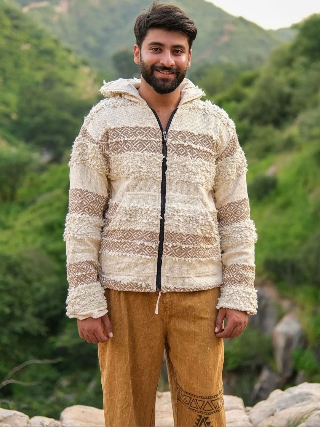 CRYSTAL HEAL Men Lightweight Outdoor Tailored Jacket - view 1