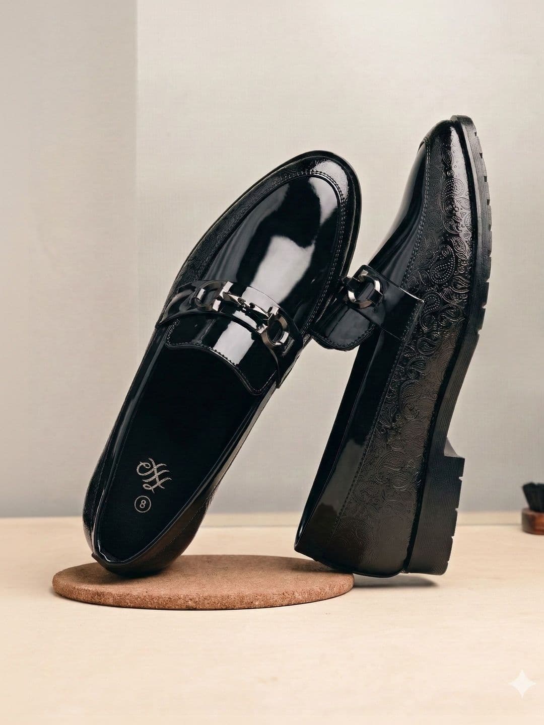 House of Pataudi Men Synthetic Round Toe Formal Lofer - view 1