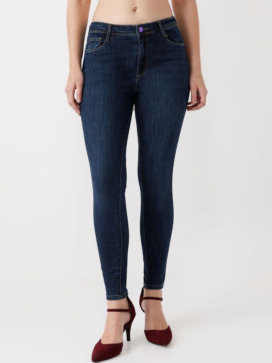 Kraus Jeans Women Skinny Fit High-Rise Jeans - view 1