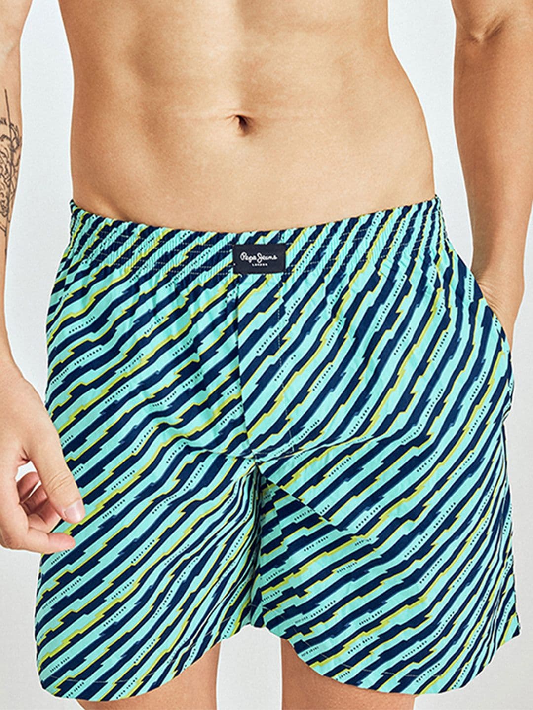Pepe Jeans Printed Pure Cotton Breatheable Boxer