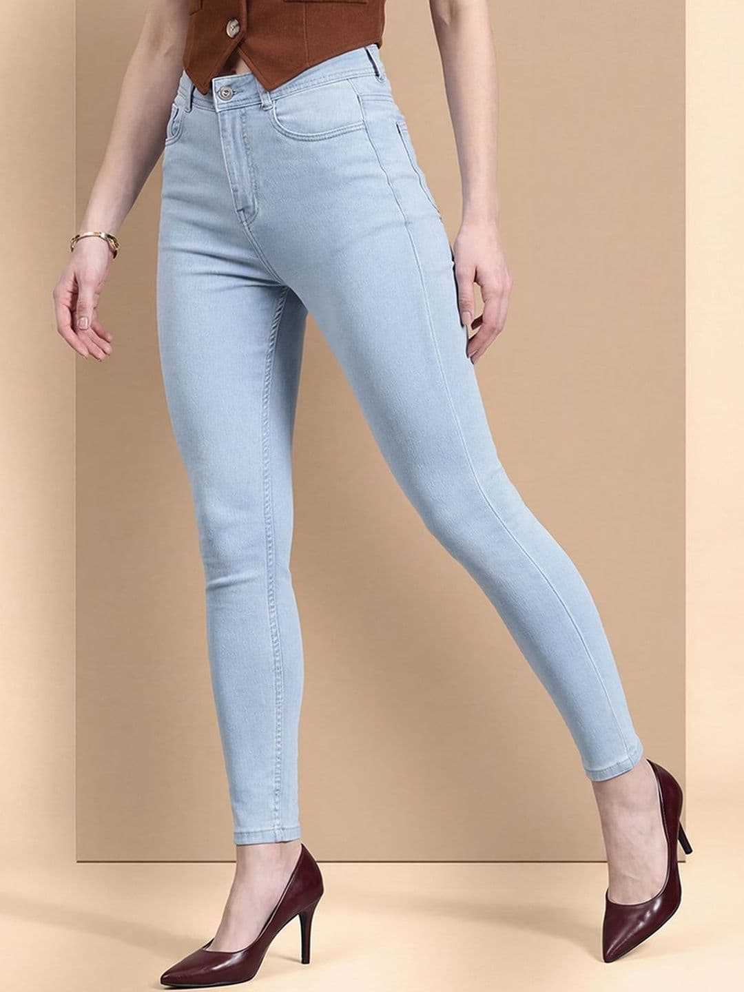 Chemistry Women Skinny Fit High-Rise Heavy Fade Stretchable Jeans - view 1