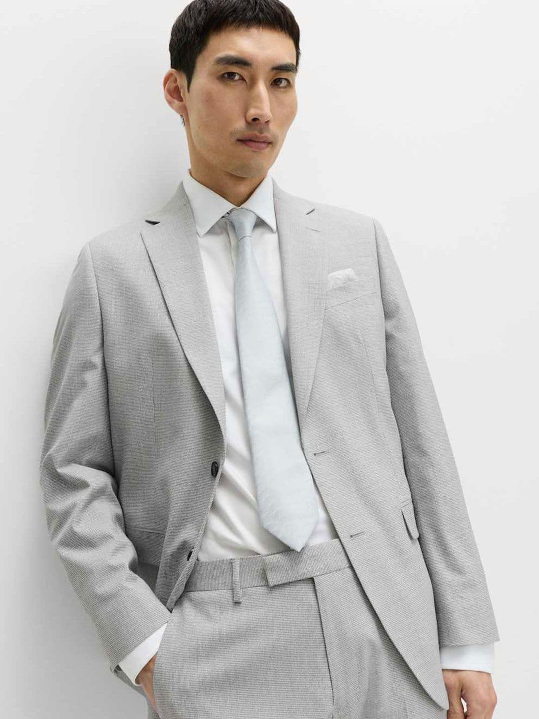 Marks & Spencer Notched Lapel Single-Breasted Tailored Fit Blazers - view 1